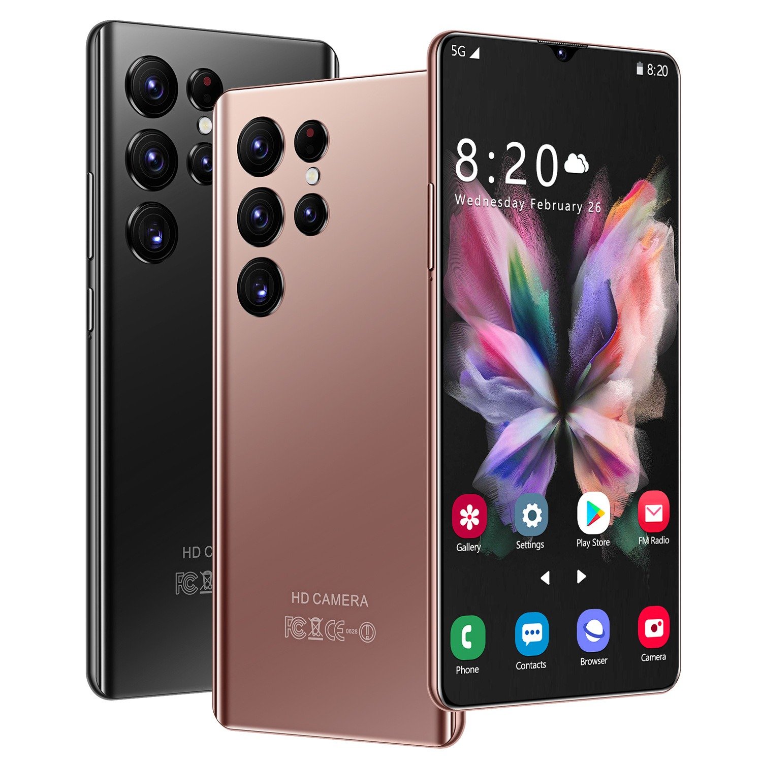 S21 Ultra New arrived Unlocked Mobile Phones Dual SIM Smart Phone Large Battery and Big Screen Android smart phone s21 ultra